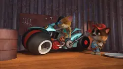 44 Chats S01E10 Eclair et la course folle