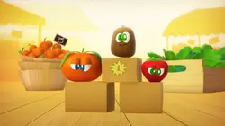 A table les enfants Le concombre