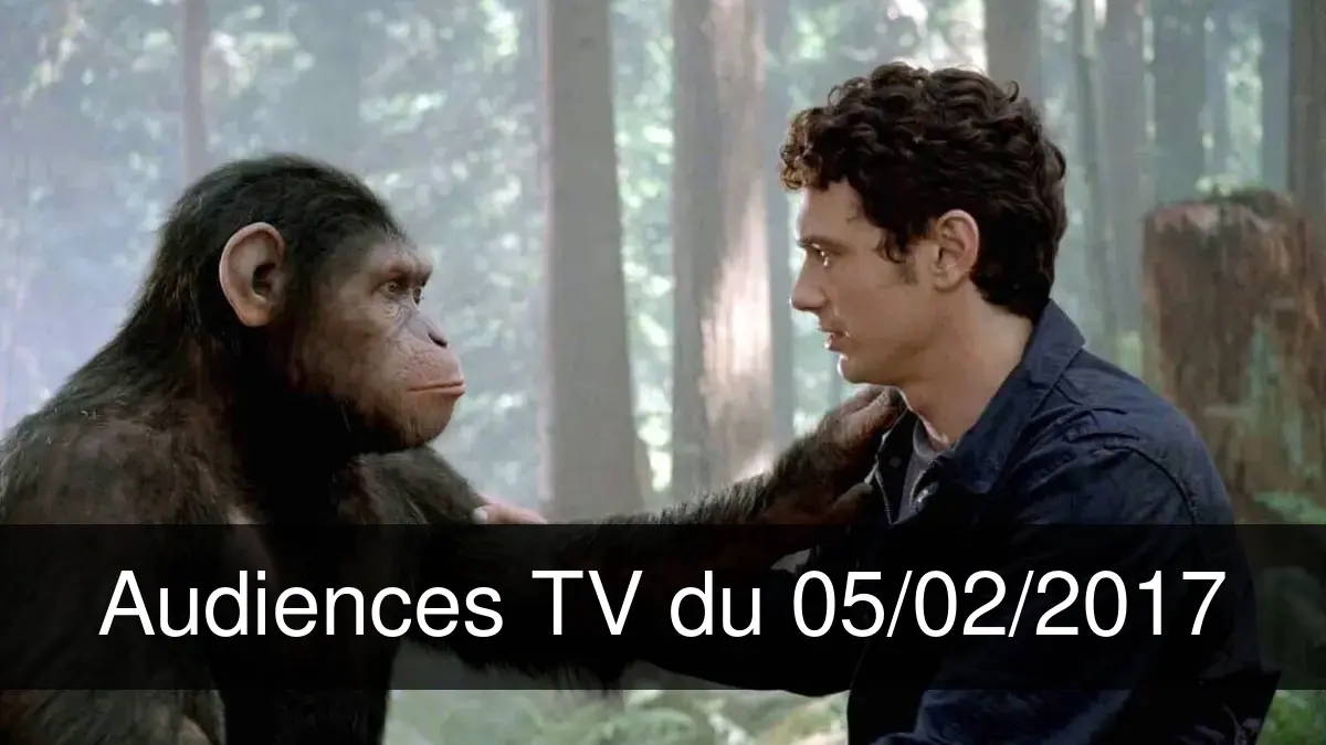 Audiences TV en prime time du Dimanche 5 février 2017