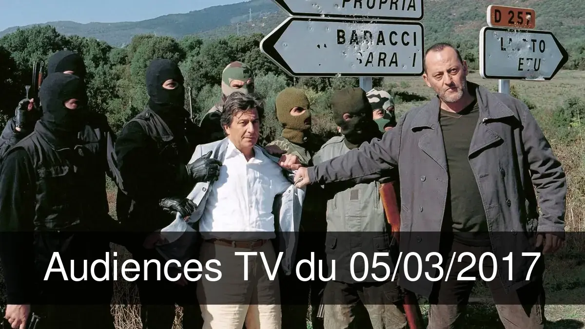 Audiences TV en prime time du Dimanche 5 mars 2017