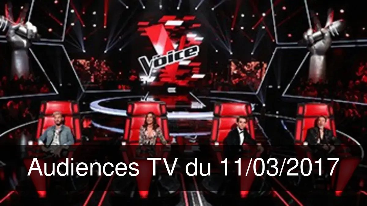 Audiences TV en prime time du Samedi 11 mars 2017