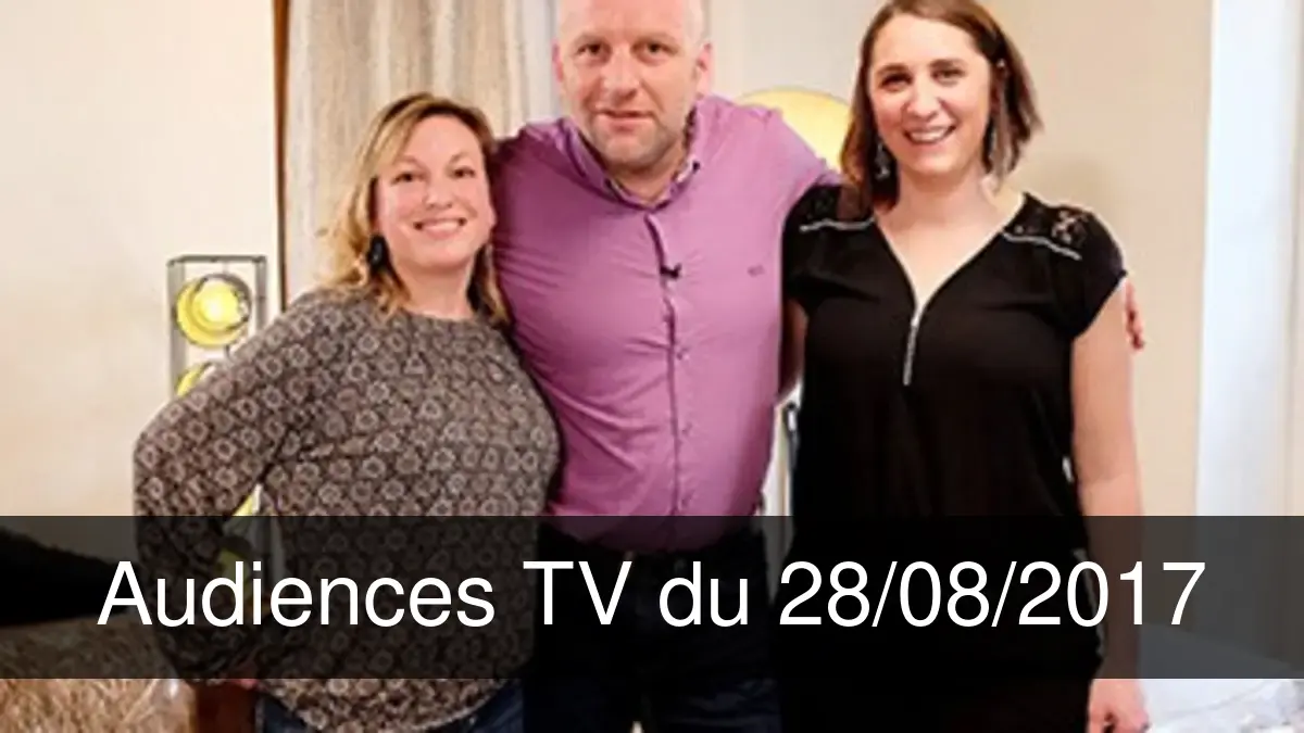 Audiences TV en prime time du Lundi 28 août 2017