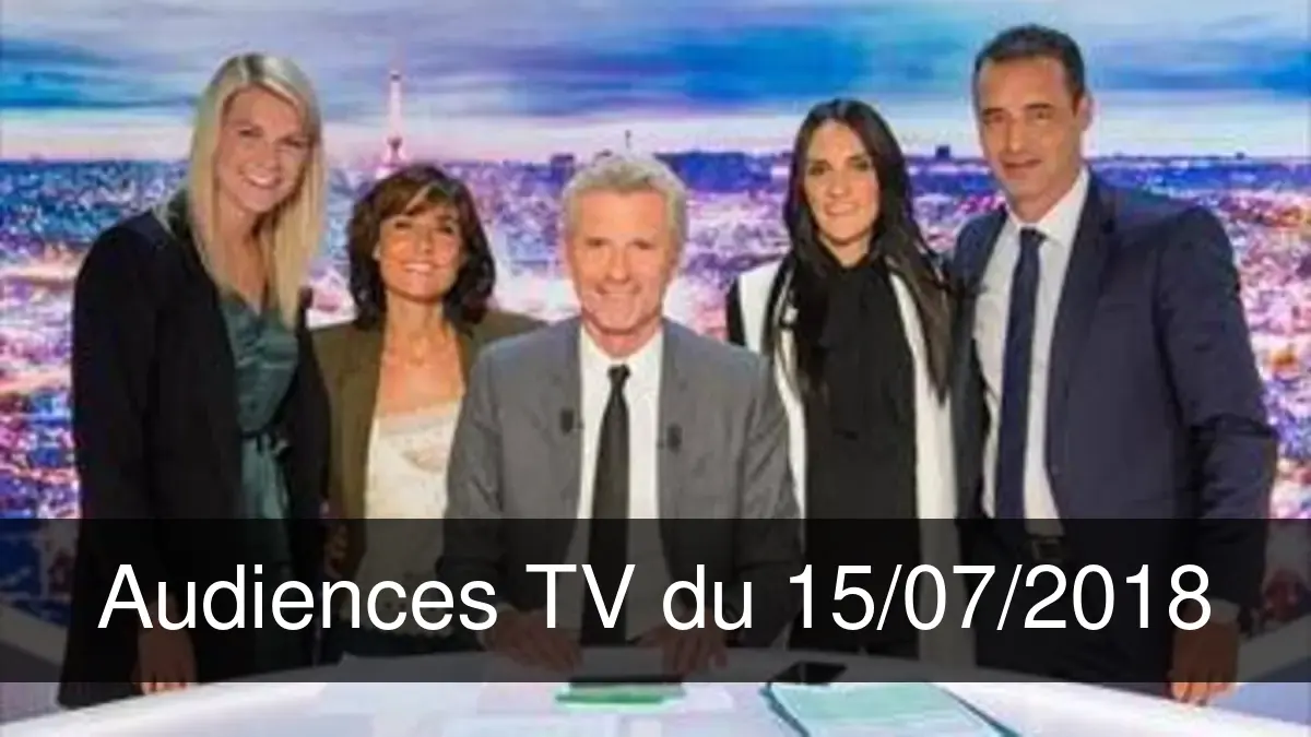 Audiences TV en prime time du Dimanche 15 juillet 2018
