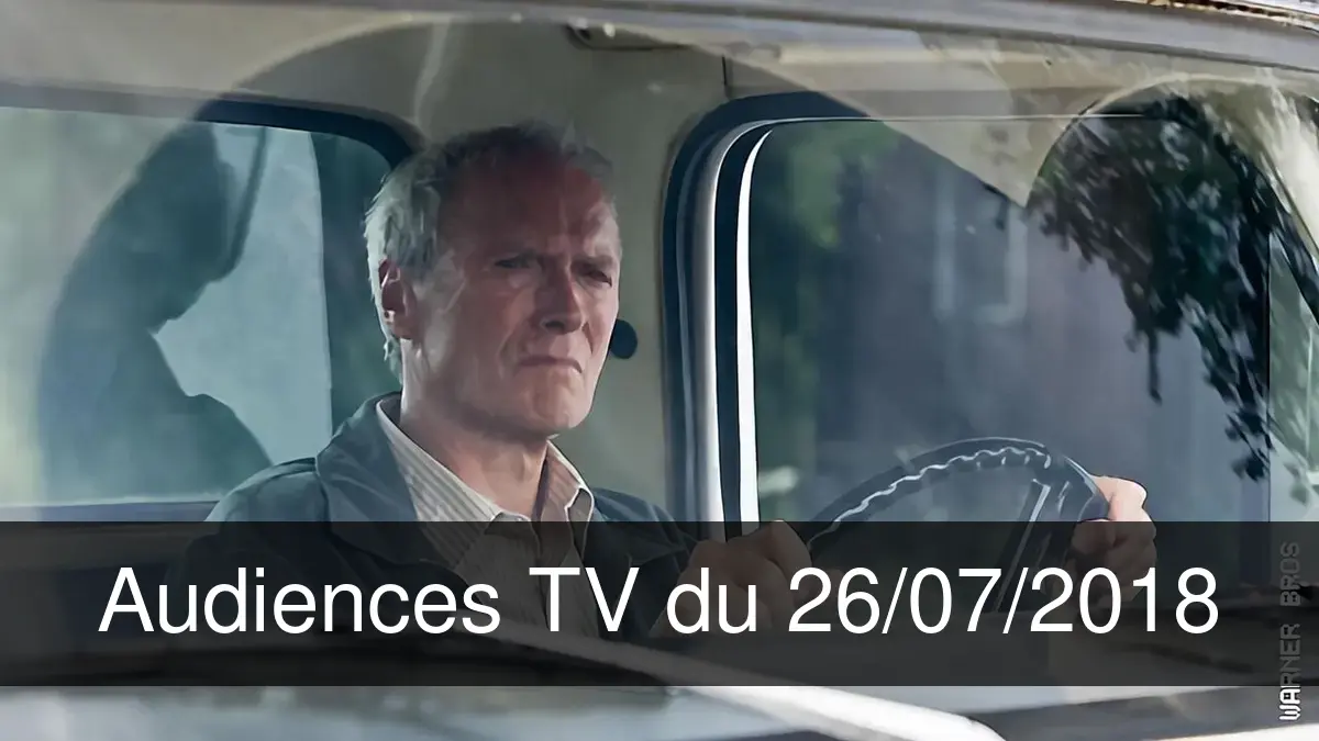 Audiences TV en prime time du Jeudi 26 juillet 2018