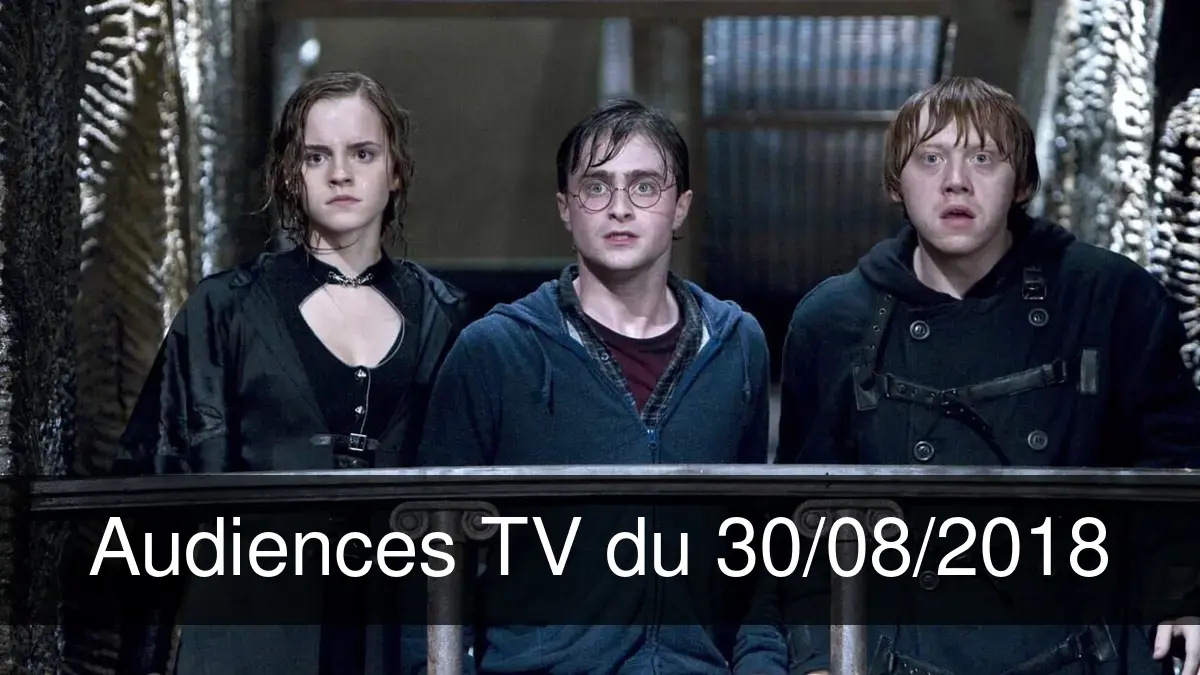 Audiences TV en prime time du Jeudi 30 août 2018