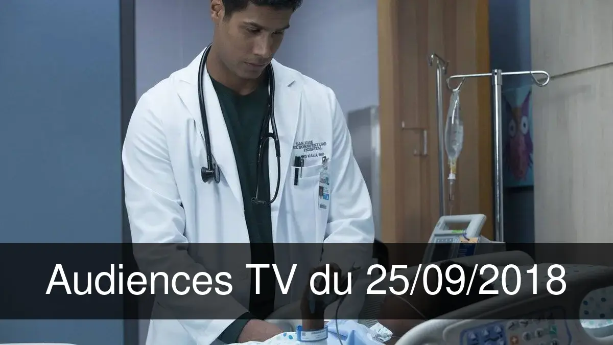 Audiences TV en prime time du Mardi 25 septembre 2018