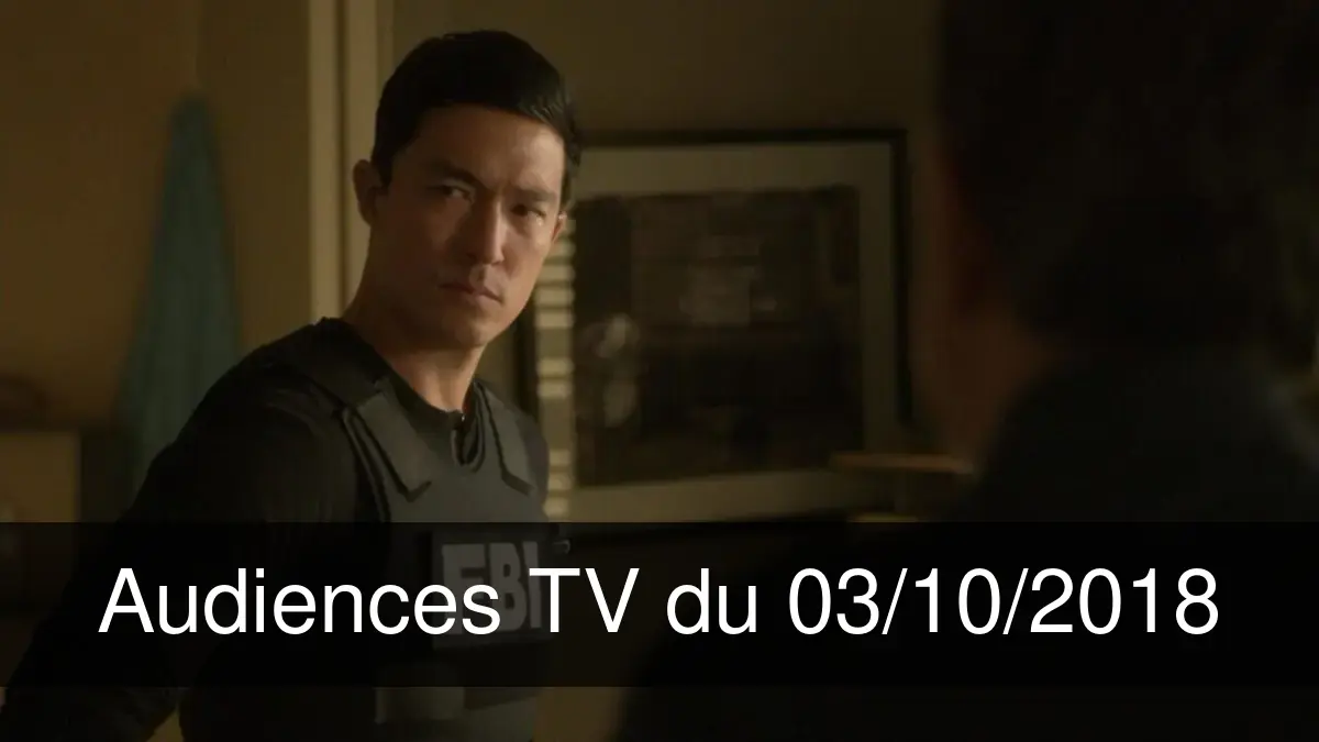 Audiences TV en prime time du Mercredi 3 octobre 2018