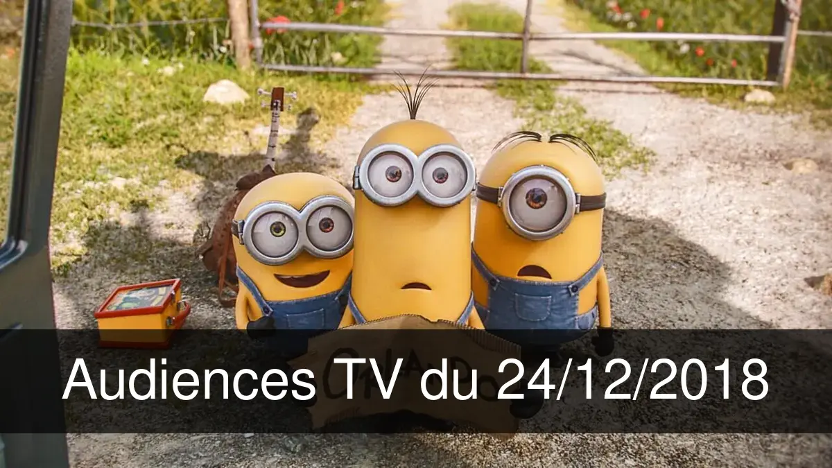 Audiences TV en prime time du Lundi 24 décembre 2018