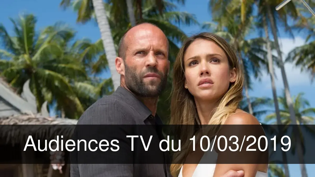 Audiences TV en prime time du Dimanche 10 mars 2019