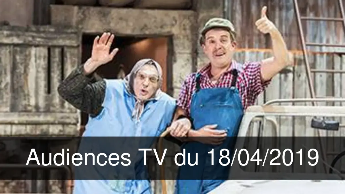 Audiences TV en prime time du Jeudi 18 avril 2019