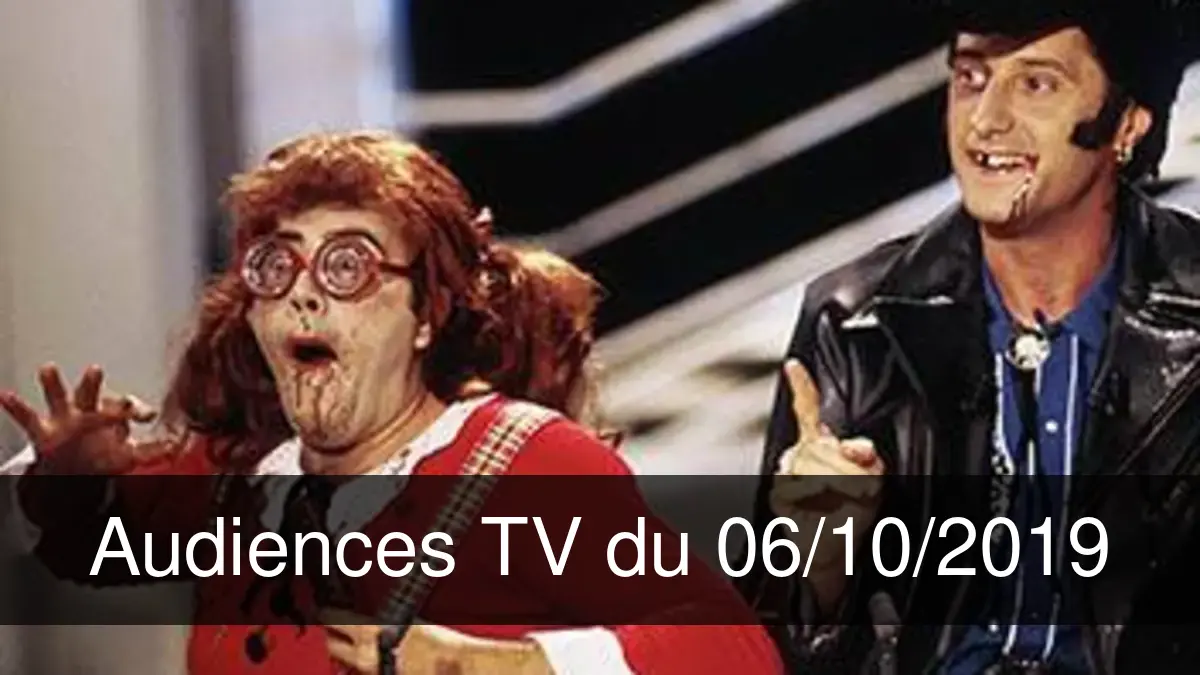 Audiences TV en prime time du Dimanche 6 octobre 2019