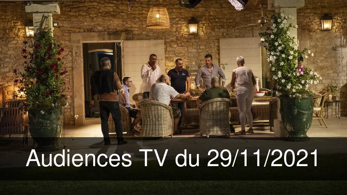 Audiences TV en prime time du Lundi 29 novembre 2021