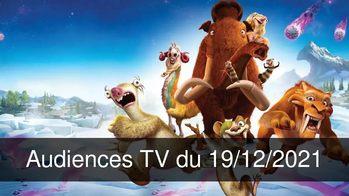 Audiences TV en prime time du Dimanche 19 décembre 2021