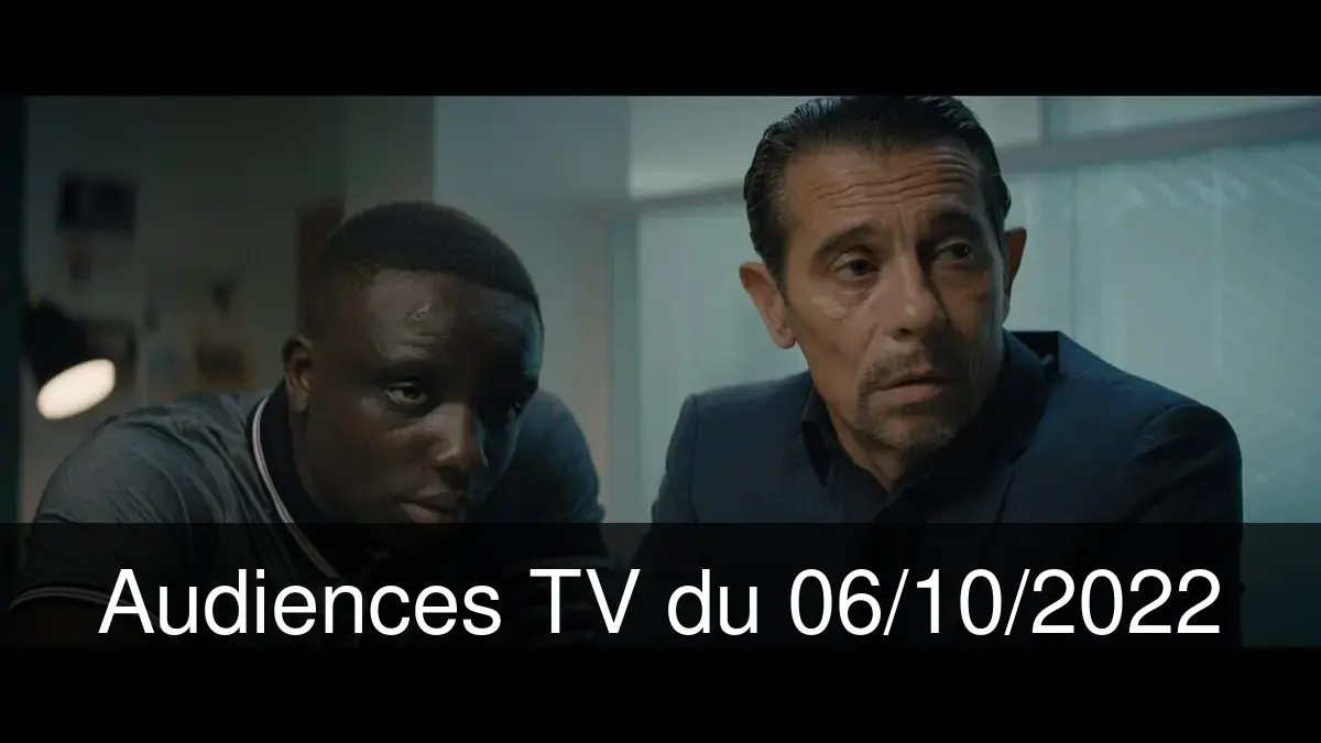 Audiences TV en prime time du Jeudi 6 octobre 2022