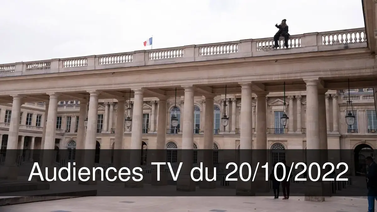 Audiences TV en prime time du Jeudi 20 octobre 2022