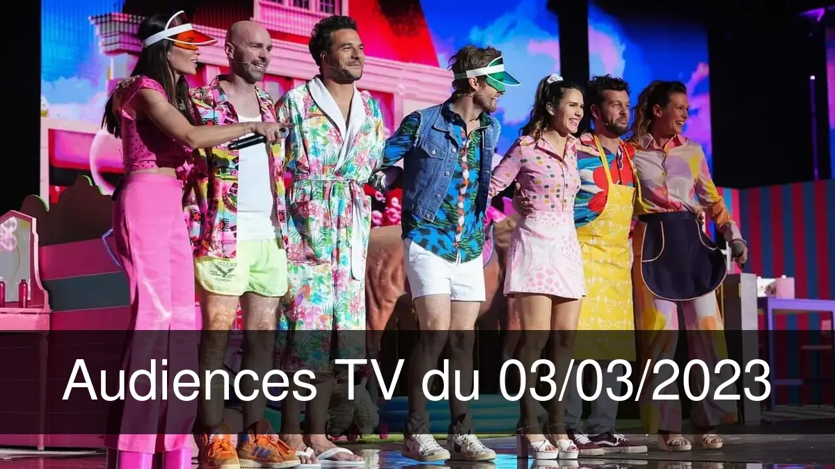 Audiences TV en prime time du Vendredi 3 mars 2023