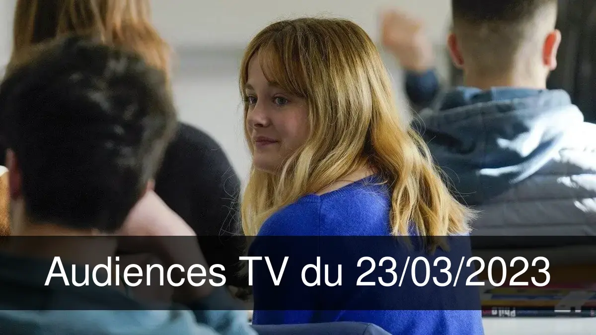 Audiences TV en prime time du Jeudi 23 mars 2023