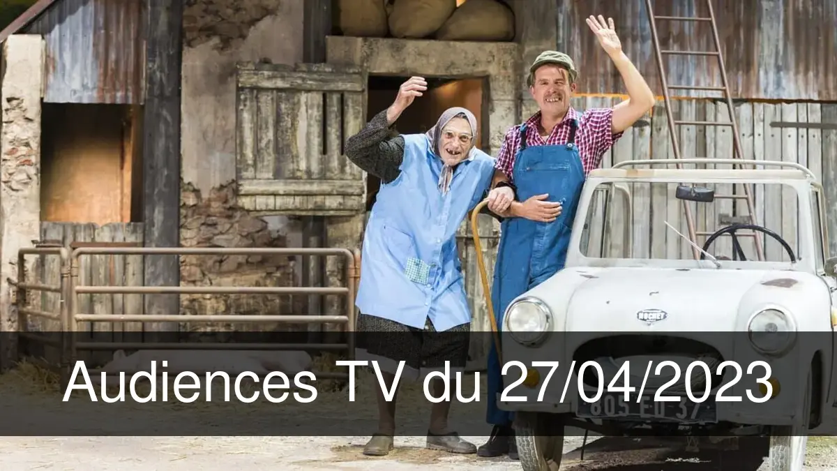 Audiences TV en prime time du Jeudi 27 avril 2023