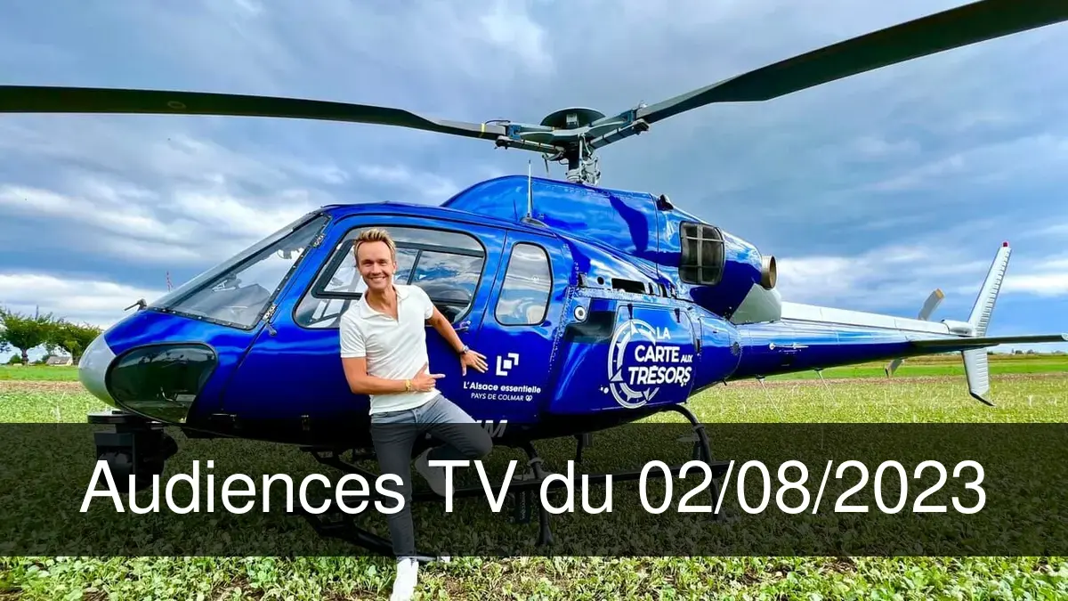 Audiences TV en prime time du Mercredi 2 août 2023
