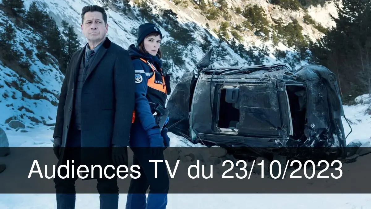 Audiences TV en prime time du Lundi 23 octobre 2023