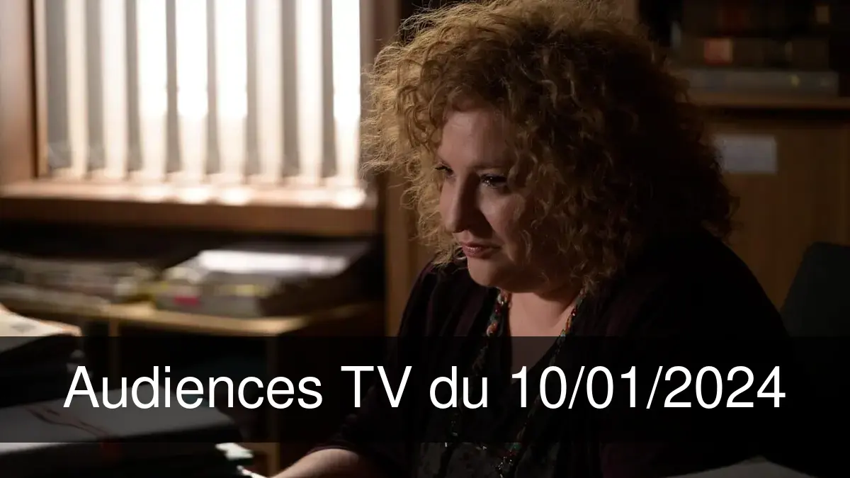 Audiences TV en prime time du Mercredi 10 janvier 2024