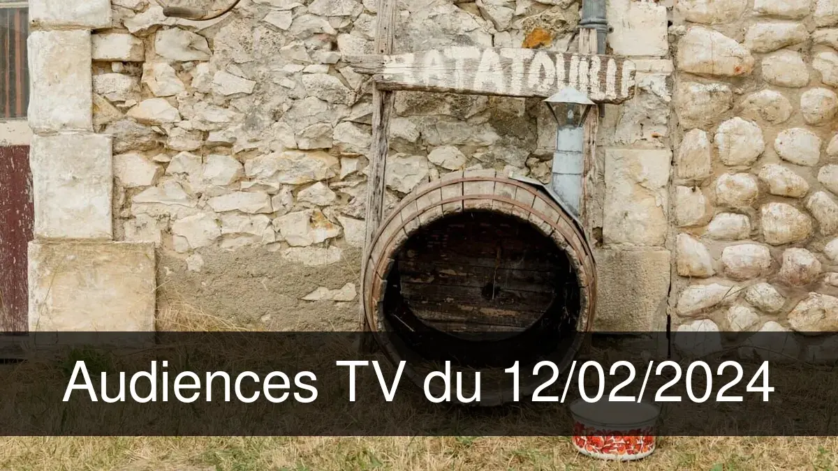Audiences TV en prime time du Lundi 12 février 2024