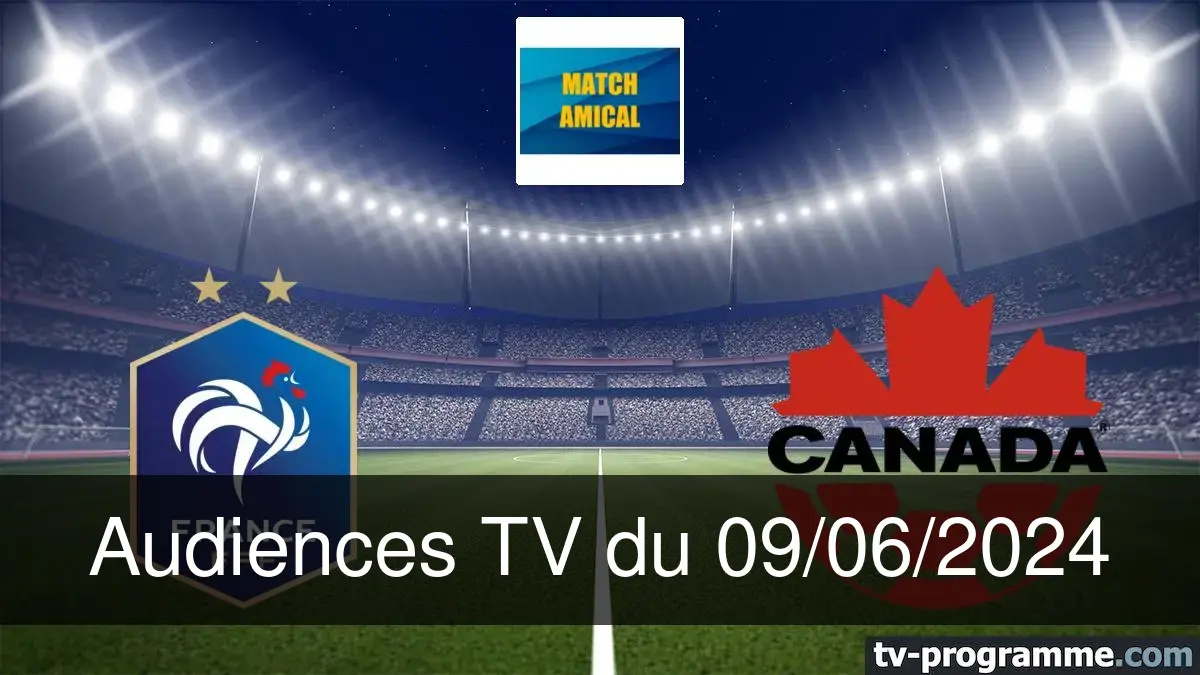 Audiences TV en prime time du Dimanche 9 juin 2024