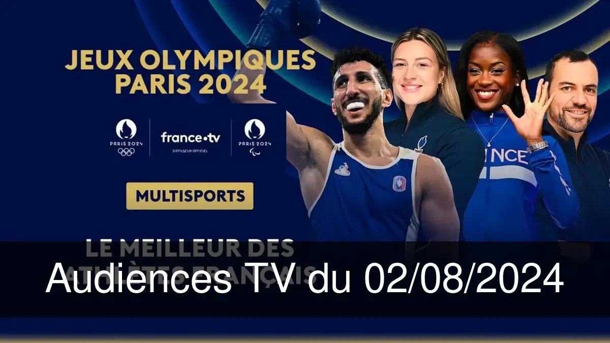 Audiences TV en prime time du Vendredi 2 août 2024
