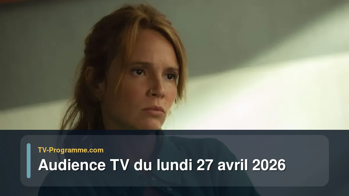 Audience TV du Lundi 27 avril 2026