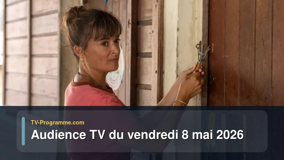 Audience TV du Vendredi 8 mai 2026