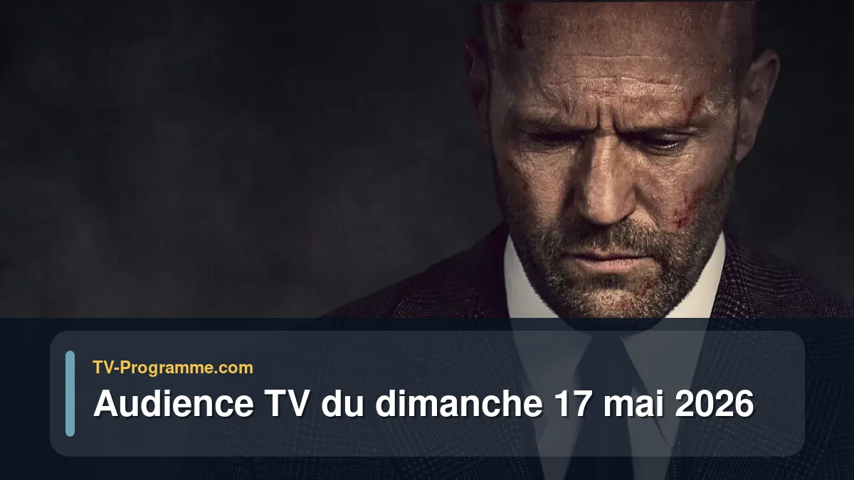 Audience TV du Dimanche 17 mai 2026