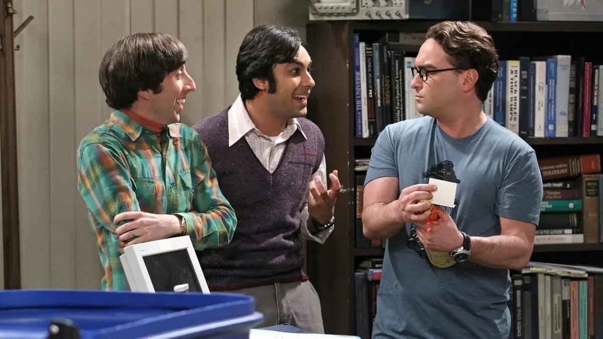 The Big Bang Theory S08E10 Champagne et grande découverte (Série) où