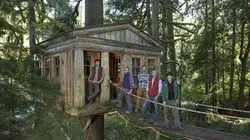 Cabanes perchées Une production cabane plus