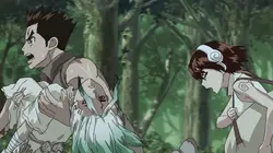 Dr. Stone S01E05 Stone World the beginning en streaming
