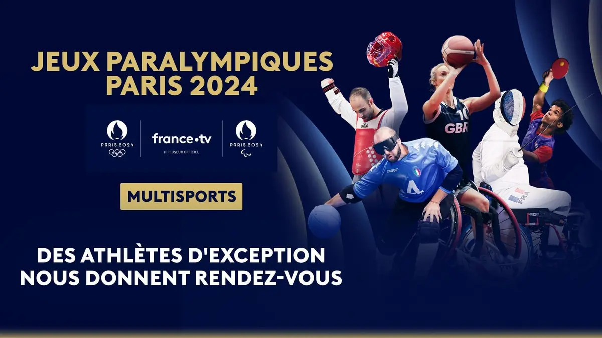 Affiche officielle Parathlétisme 30x40 cm JO Paris 2024 - Paris 2024 | Maison de la Presse