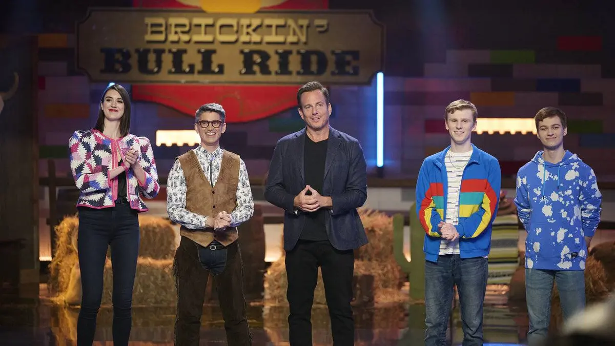 Lego Masters USA les rois de la brique Les as du rodéo (Emission) où