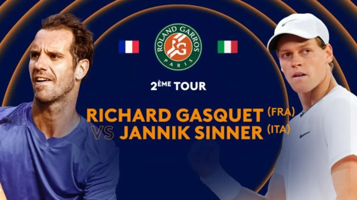 Richard Gasquet - Jannik Sinner où regarder le match du 2ème tour de Roland Garros ?