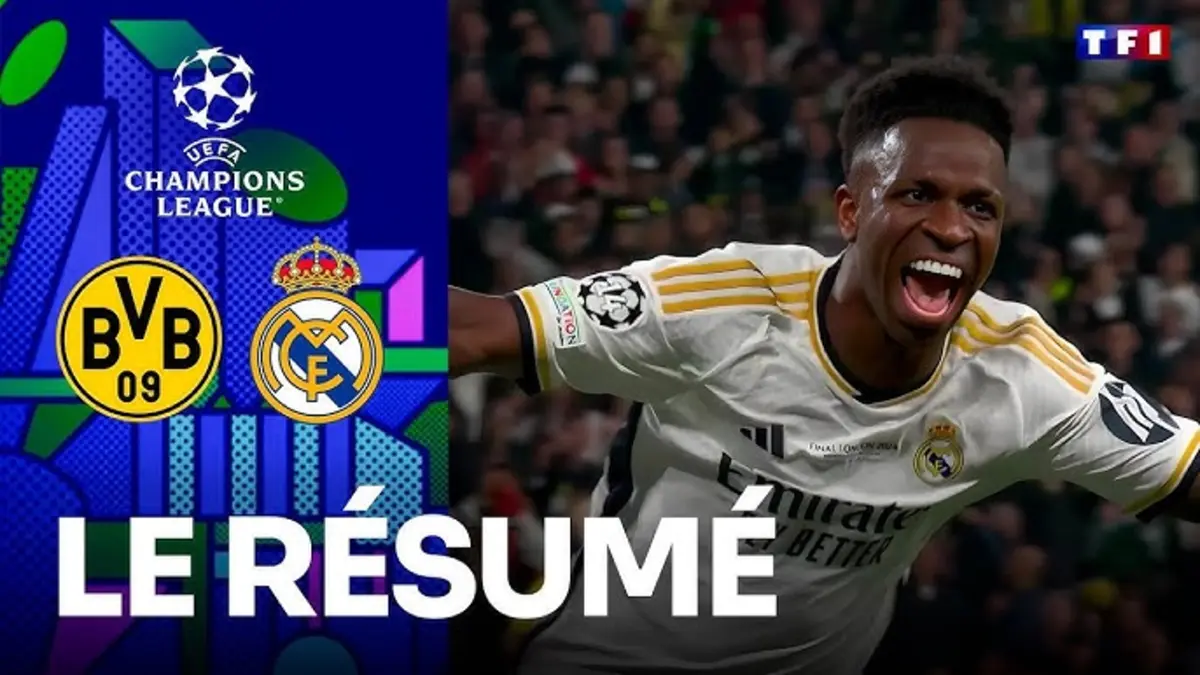 Real Madrid : résumé vidéo de leur victoire en Finale de Champions League face au Borussia Dortmund