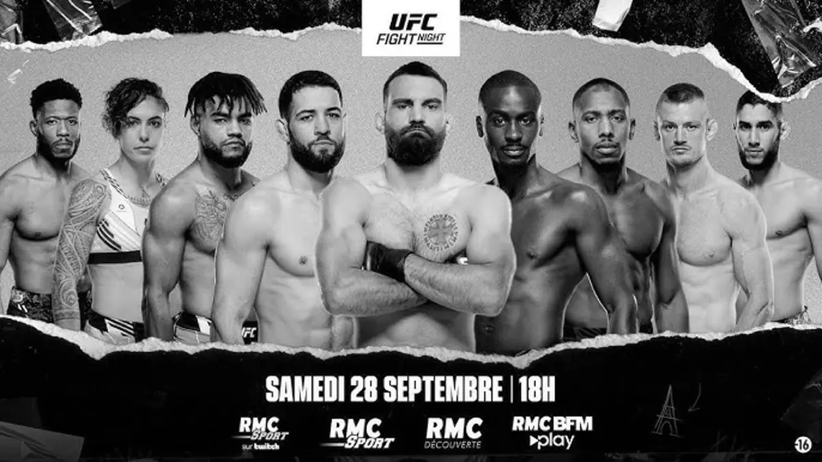 UFC Paris : Benoit Saint-Denis vs Renato Moicano combat en direct sur RMC Sport