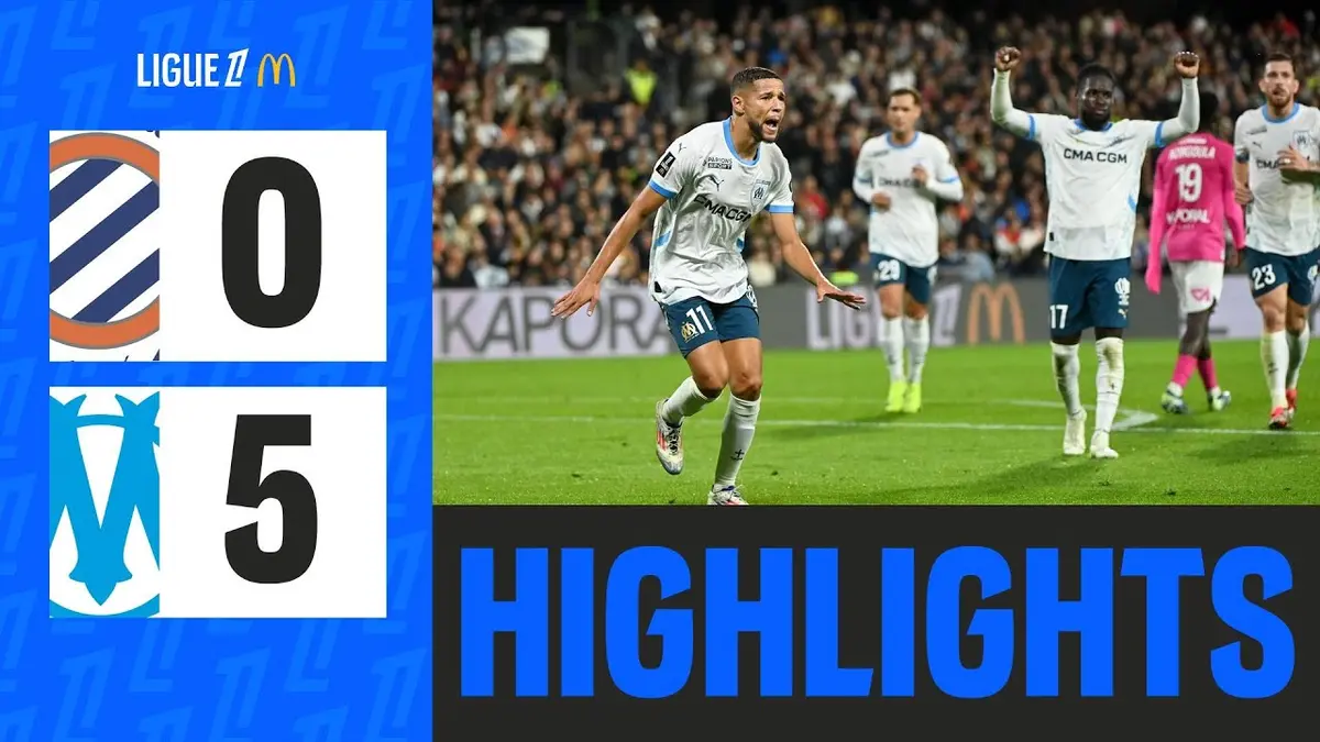 Montpellier / Marseille : résumé vidéo de la victoire de l'OM (0 - 5)