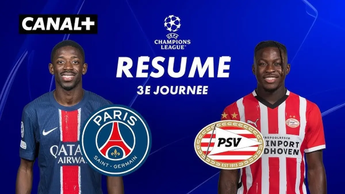 PSG / PSV résumé vidéo du match nul du PSG en Champions League