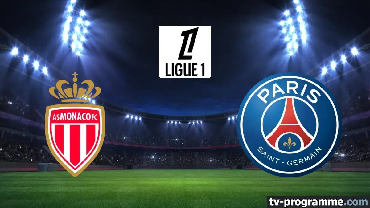 Monaco / PSG match en direct de Ligue 1 à 21h00 sur beIN Sports 1