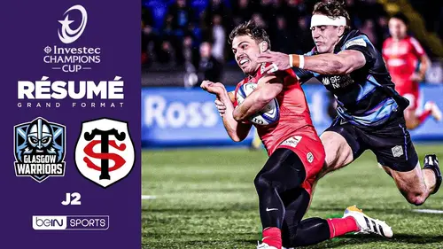 Glasgow Warriors - Toulouse résumé vidéo du match. Défaite du Stade Toulousain (28 - 21)