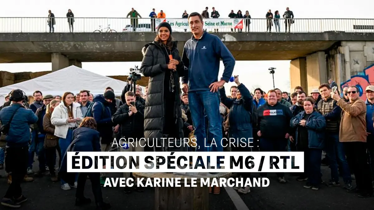 Agriculteurs, la crise : édition spéciale avec Karine Le Marchand dimanche sur m6