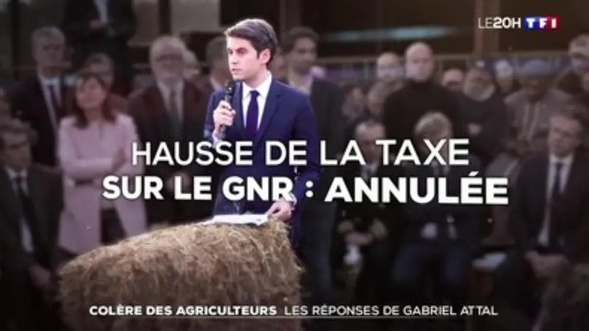 Replay Journal De Tf1 Du 26012024 Colère Des Agriculteurs Les Réponses De Gabriel Attal 