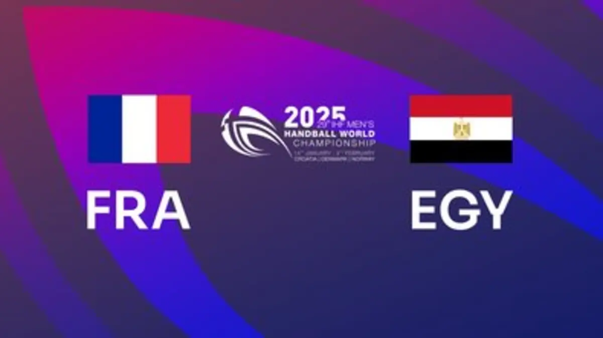 Replay TMC du 28/01/2025 France Egypte (Quart de finale du