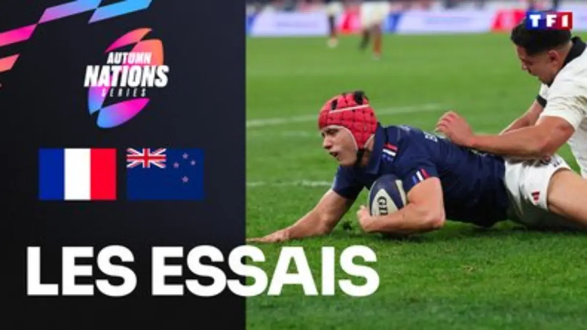 Replay TF1 du 16/11/2024 France NouvelleZélande voir tous les essais