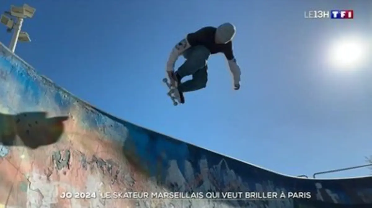 Replay Journal de TF1 du 20/04/2024 JO 2024 le skateur marseillais