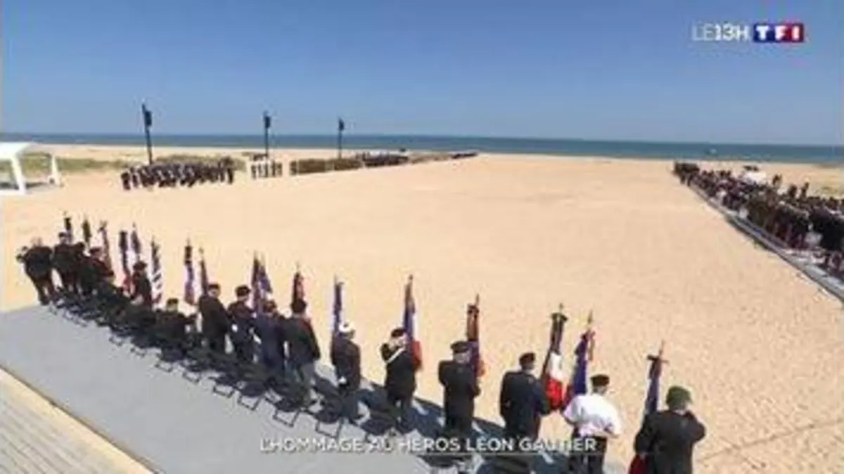 Replay Journal de TF1 du 07 07 2023 L hommage au héros Léon Gautier