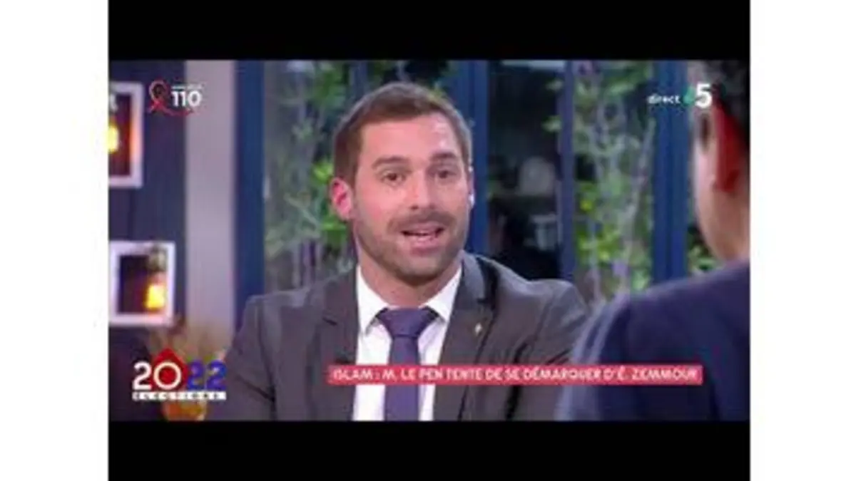 Replay C à vous du Marine Le Pen tente de se démarquer dÉric Zemmour avec Julien